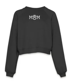 Women'S Ridiculously Soft Mid-Length Raglan Graphic Pullover | Mom Paw Print
