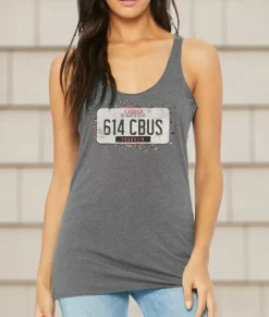 Women'S Ridiculously Soft Lightweight Racerback Graphic Tank | 614 Cbus