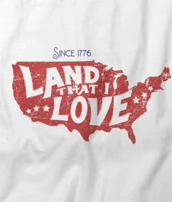 Women'S Ridiculously Soft Lightweight Graphic Tee | Land That I Love