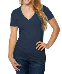 Women'S Ridiculously Soft Deep V-Neck T-Shirt