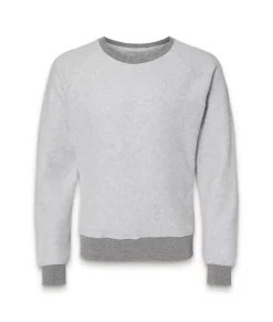 Women'S Ridiculously Soft Inside Out Crew Neck Pullover Sweatshirt