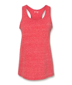 Women'S Ridiculously Soft Snow Heather Racerback Tank Top