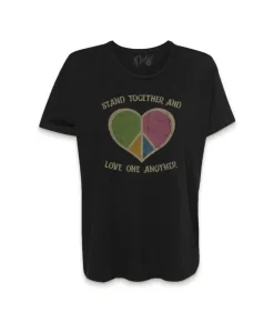 Women'S Ridiculously Soft Oversized Graphic Tee | Stand Together And Love One Another