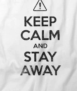 Women'S Ridiculously Soft 100% Cotton Graphic Tee | Keep Calm And Stay Away