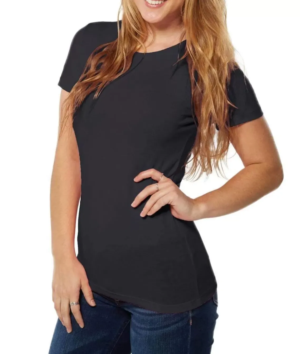 Women'S Ridiculously Soft Lightweight Crew Neck T-Shirt