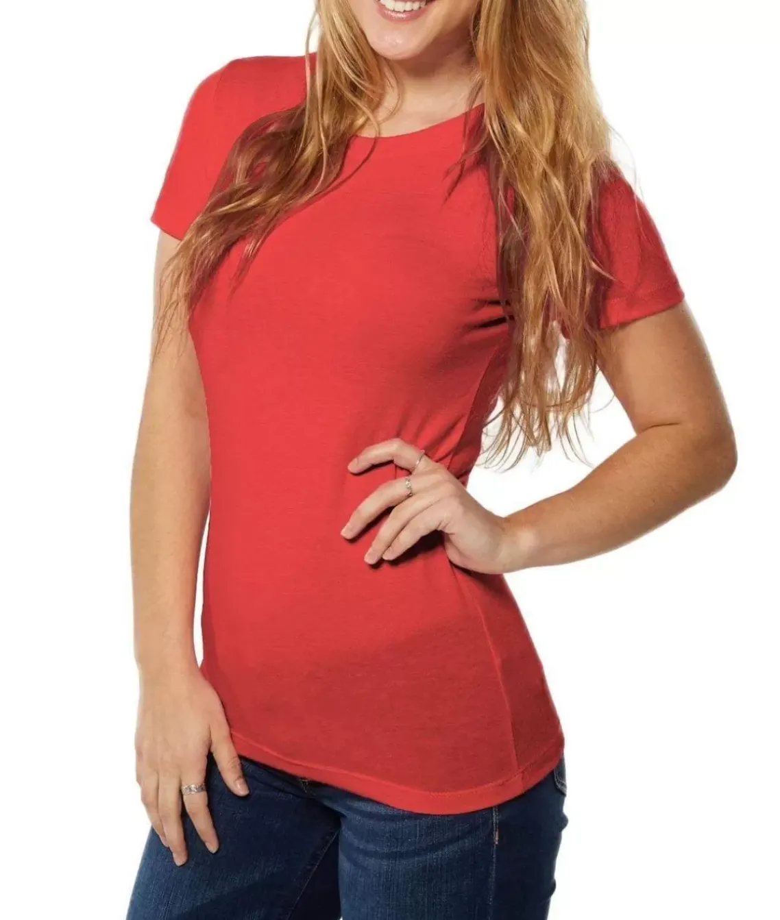Women'S Ridiculously Soft Lightweight Crew Neck T-Shirt