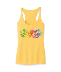 Women'S Ridiculously Soft Lightweight Graphic Racerback Tank | Love Is Love