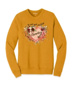 Women'S Ridiculously Soft Oversized Graphic Fleece Pullover | I Can Buy Myself Flowers
