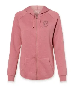 Women'S Ridiculously Soft Washed Full-Zip Graphic Hoodie | Empowered Women