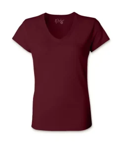 Women'S Ridiculously Soft 100% Cotton Fitted V-Neck T-Shirt