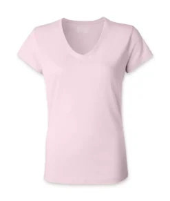 Women'S Ridiculously Soft 100% Cotton Fitted V-Neck T-Shirt