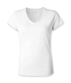 Women'S Ridiculously Soft 100% Cotton Fitted V-Neck T-Shirt