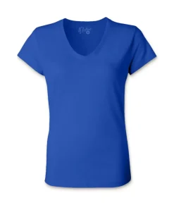 Women'S Ridiculously Soft 100% Cotton Fitted V-Neck T-Shirt