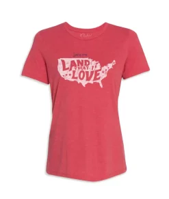 Women'S Ridiculously Soft Lightweight Graphic Tee | Land That I Love