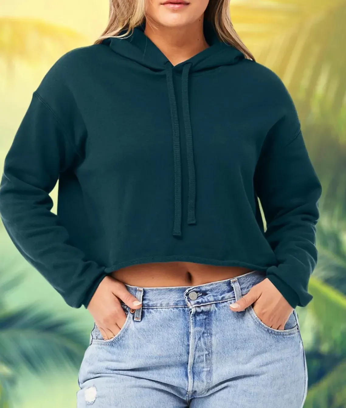 Women'S Ridiculously Soft Cropped Hoodie