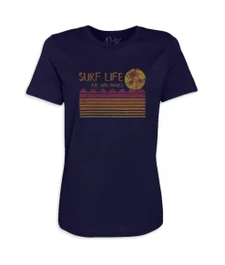 Women'S Ridiculously Soft 100% Cotton Graphic Tee | Surf Life