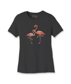 Women'S Ridiculously Soft Lightweight Graphic Tee | Pink Flamingos