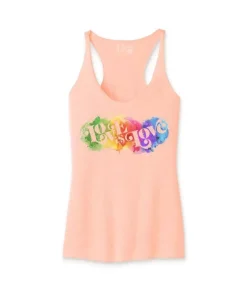 Women'S Ridiculously Soft Lightweight Graphic Racerback Tank | Love Is Love