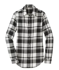 Women'S Ridiculously Soft Plaid Flannel Tunic Shirt