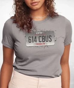 Women'S Ridiculously Soft Lightweight Graphic Tee | 614 Cbus
