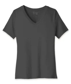 Women'S Ridiculously Soft Relaxed Fit 100% Cotton V-Neck T-Shirt