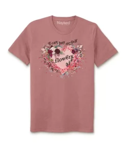 Women'S Ridiculously Soft Oversized Sueded Graphic T-Shirt | I Can Buy Myself Flowers