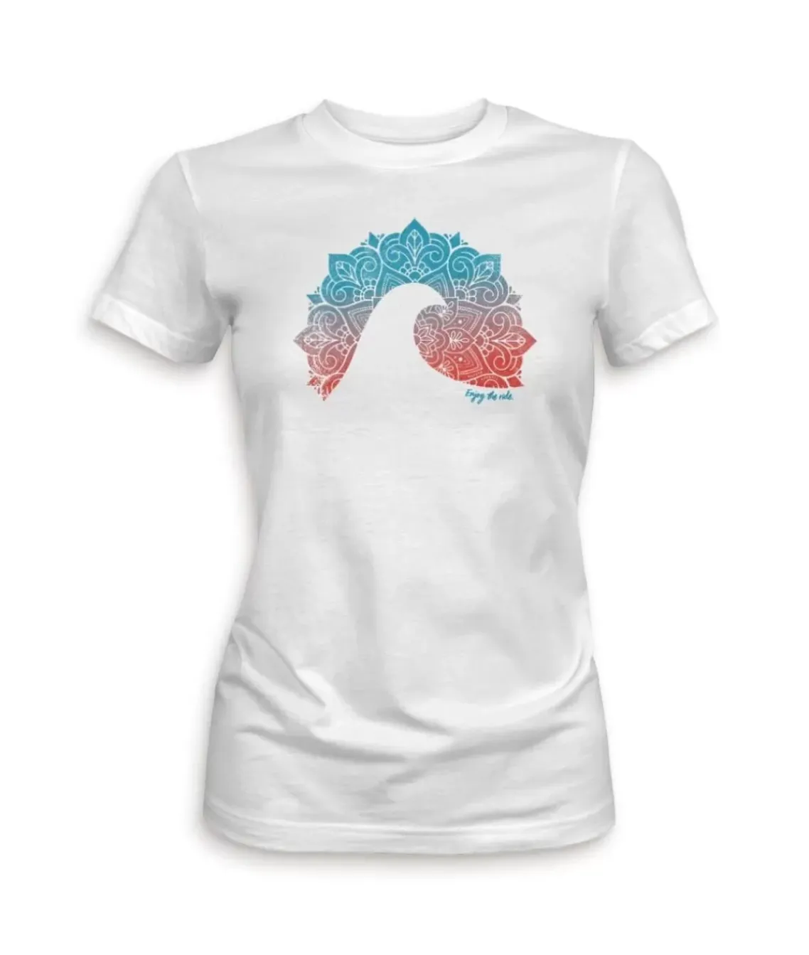 Women'S Ridiculously Soft Midweight Graphic Tee | Enjoy The Ride