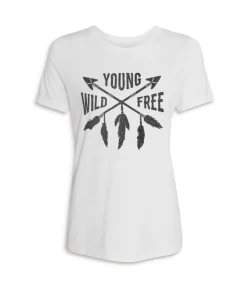 Women'S Ridiculously Soft Lightweight Graphic Tee | Young Wild Free