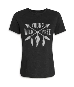 Women'S Ridiculously Soft Lightweight Graphic Tee | Young Wild Free