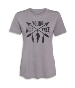 Women'S Ridiculously Soft Lightweight Graphic Tee | Young Wild Free