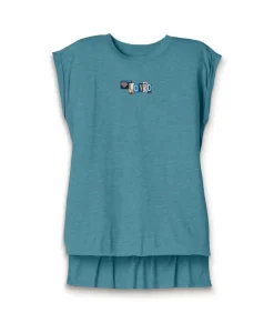 Women'S Ridiculously Soft Flowy Rolled Cuff Muscle Graphic Tee | Loved