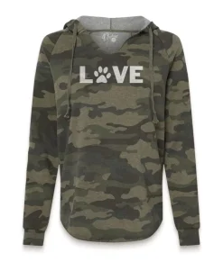 Women'S Ridiculously Soft Wave Wash Valentine'S Day Graphic Hoodie | Love My Pet