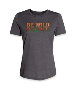 Women'S Ridiculously Soft Midweight Graphic Tee | Be Wild, Be Free