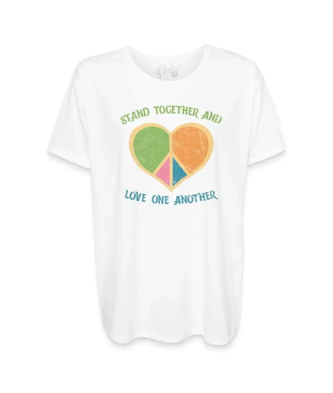 Women'S Ridiculously Soft Oversized Graphic Tee | Stand Together And Love One Another