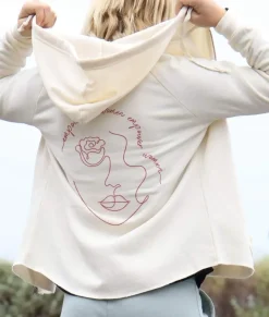 Women'S Ridiculously Soft Washed Full-Zip Graphic Hoodie | Empowered Women