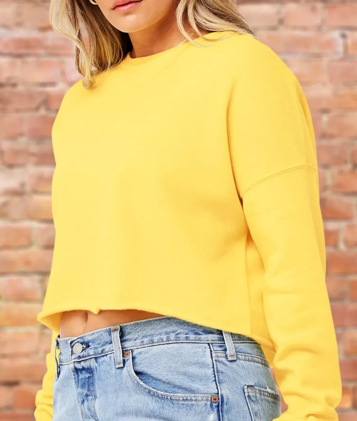 Women'S Ridiculously Soft Cropped Sweatshirt