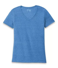 Women'S Ridiculously Soft Snow Heather V-Neck T-Shirt