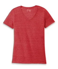 Women'S Ridiculously Soft Snow Heather V-Neck T-Shirt