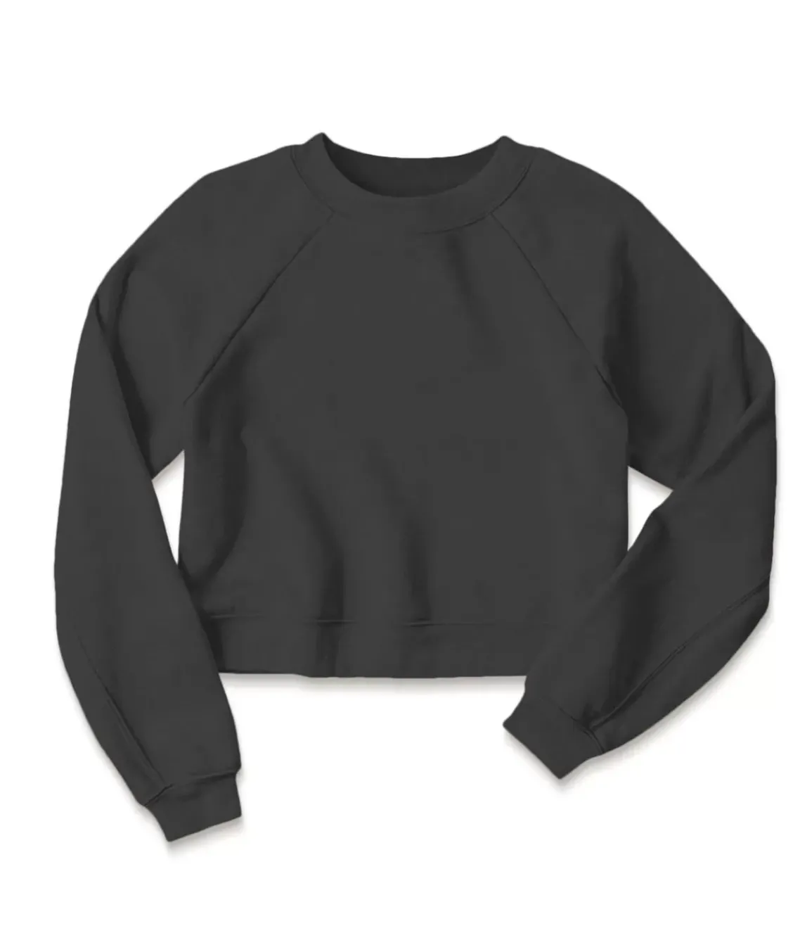 Women'S Ridiculously Soft Raglan Abbreviated Crop Pullover