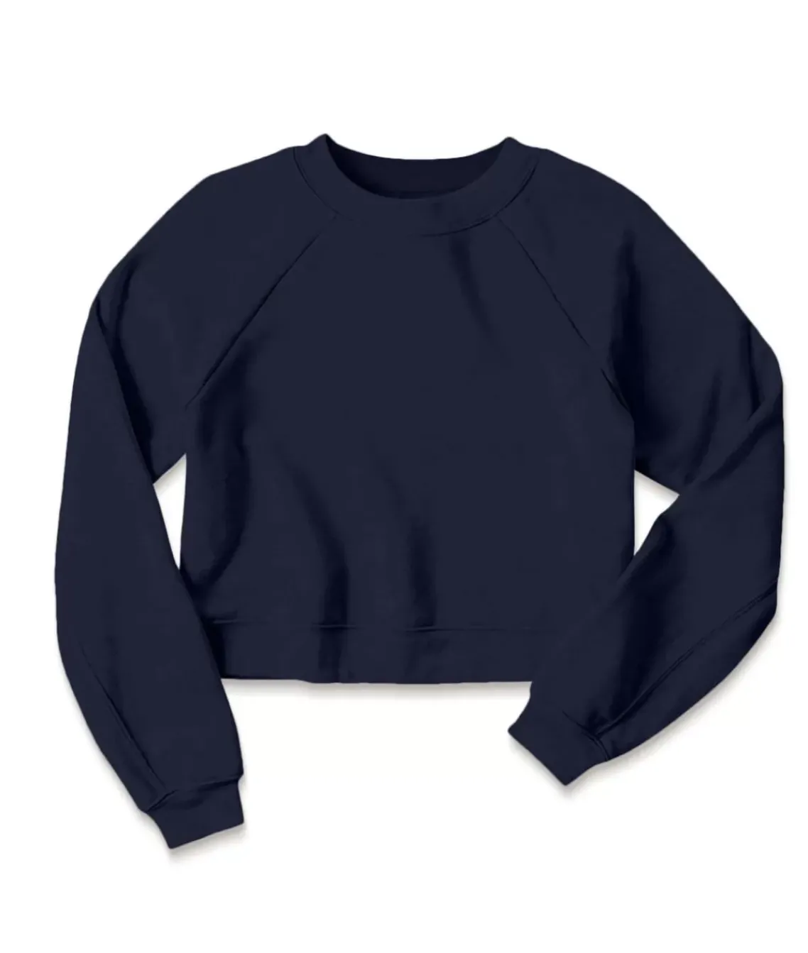 Women'S Ridiculously Soft Raglan Abbreviated Crop Pullover