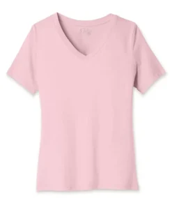 Women'S Ridiculously Soft Relaxed Fit 100% Cotton V-Neck T-Shirt