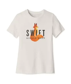 Women'S Ridiculously Soft Relaxed Fit 100% Cotton Graphic T-Shirt | Swift Single Malt