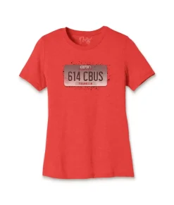 Women'S Ridiculously Soft Lightweight Graphic Tee | 614 Cbus