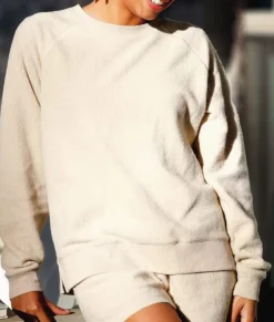 Women'S Snuggly Soft Reverse Fleece Sweatshirt