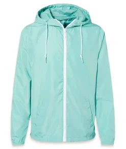 Women'S Soft Lightweight Oversized Full-Zip Windbreaker Jacket