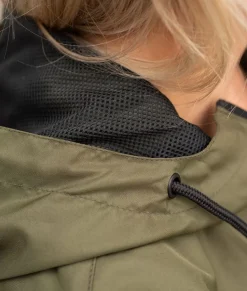 Women'S Soft Lightweight Oversized Half-Zip Pullover Windbreaker Anorak