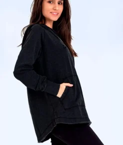Women'S Soft Tunic Fleece Hoodie