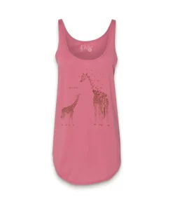 Women'S Split Side Graphic Tank | Mama Giraffe