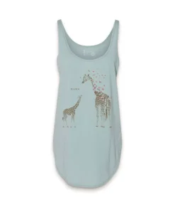 Women'S Split Side Graphic Tank | Mama Giraffe